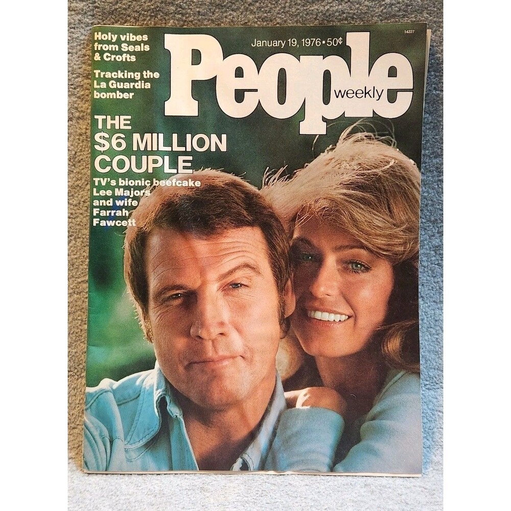 People Weekly - January 19, 1976 Lee Majors Farrah Fawcett